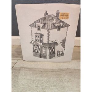 Department 56 Walpole Tailors Dickens Village Series Porcelain House 5926-9 1988